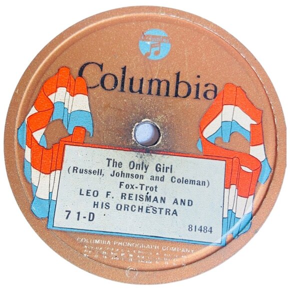 Leo Reisman A Smile Will Go A Long Long Way /The Only Girl - 71-D Columbia 78rpm - Picture 4 of 4